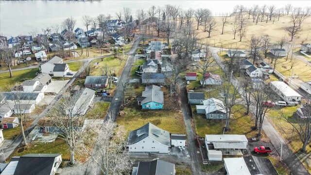 8899 Walnut St, Lakeview, OH 43331 - birds eye view of property featuring a water view