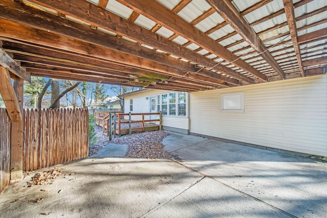 view of patio