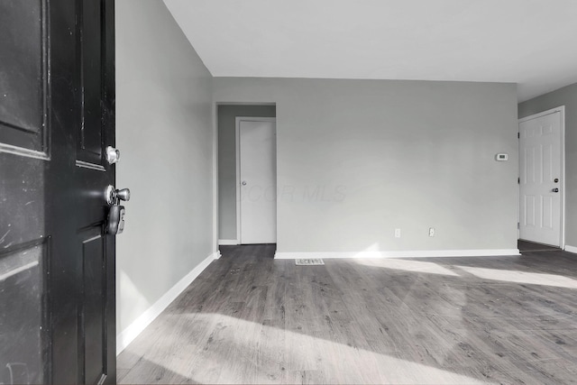 entryway featuring wood-type flooring