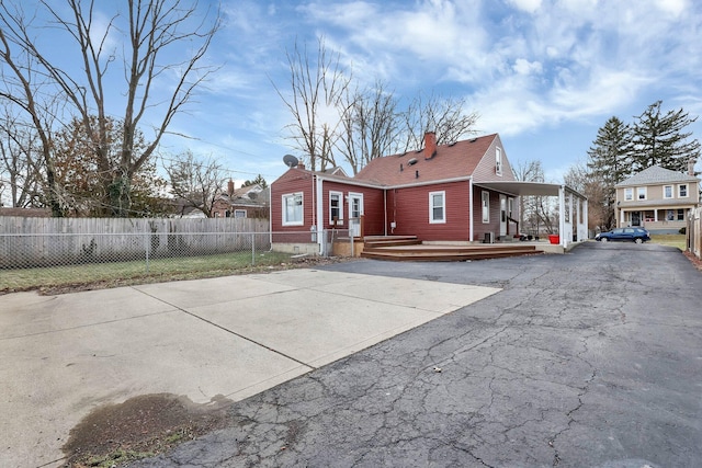 view of rear view of house