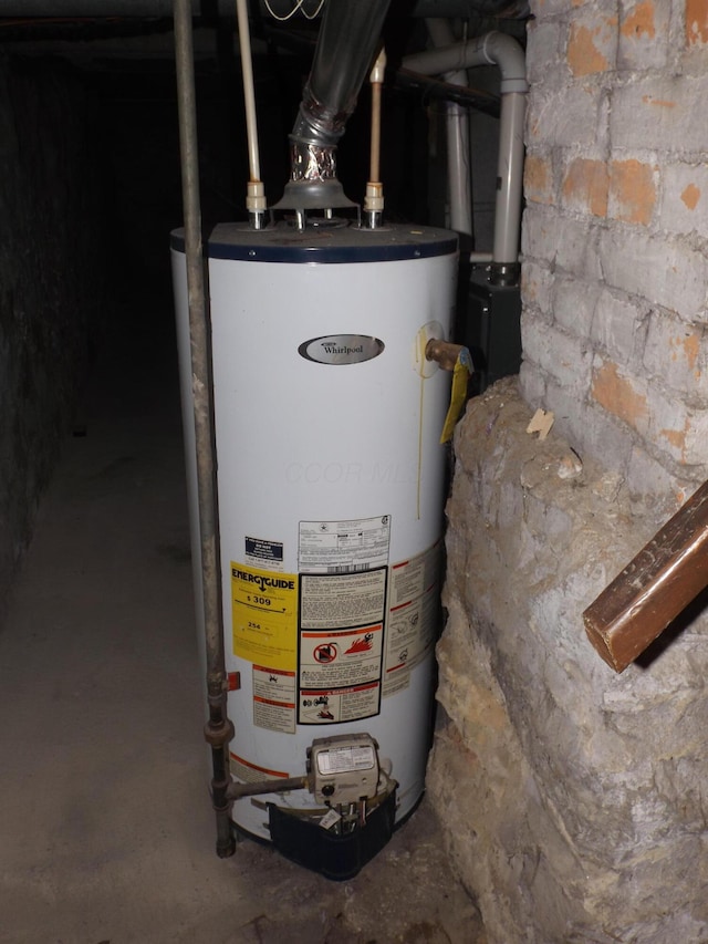 utilities featuring water heater