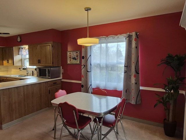 view of dining area