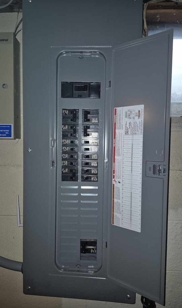 utilities with electric panel