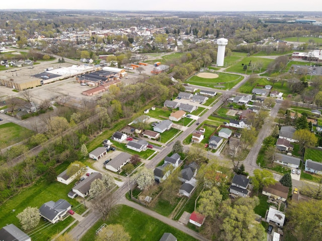 bird's eye view featuring a residential view