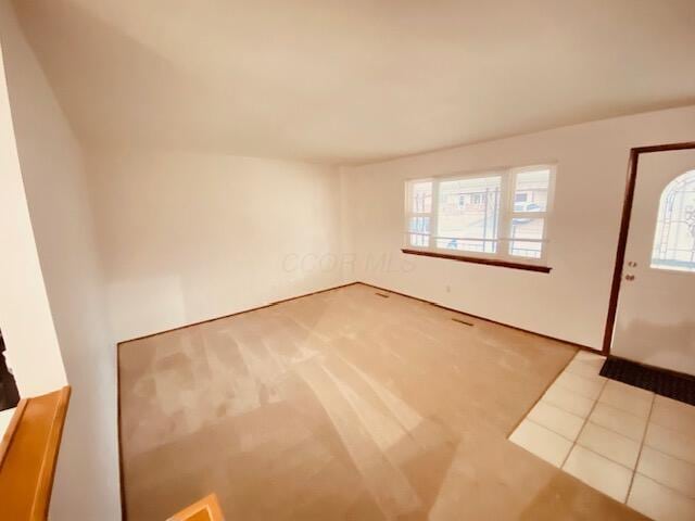 view of tiled foyer