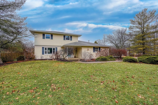 front of property featuring a front yard