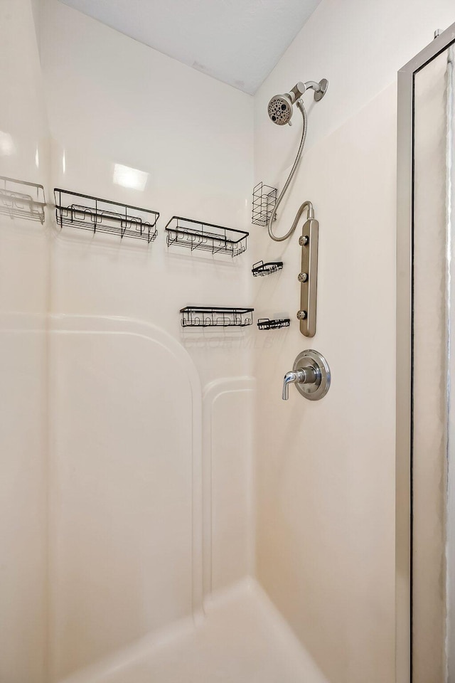 bathroom with walk in shower