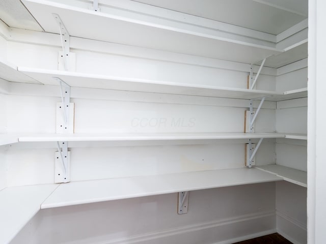 view of pantry