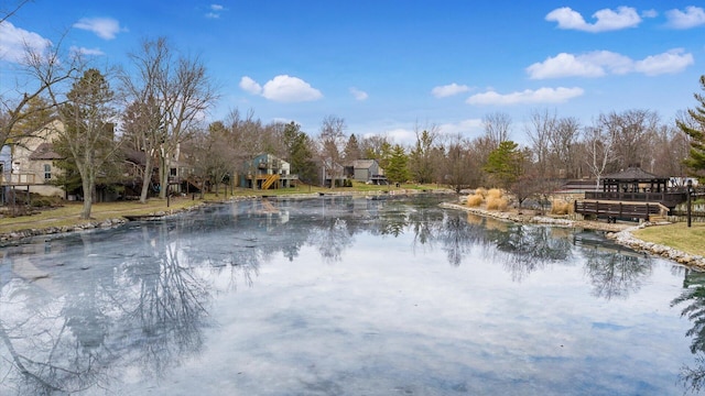 property view of water