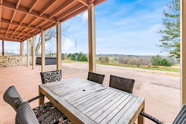 view of patio