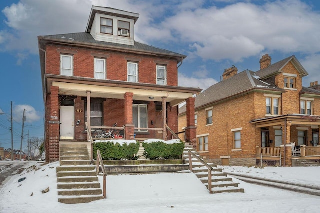 view of front facade with a porch