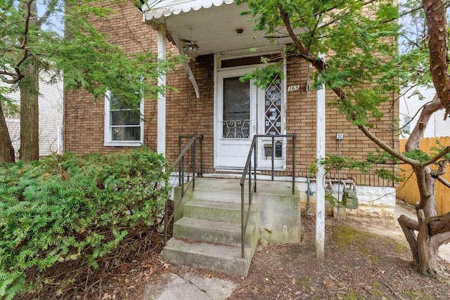 view of property entrance