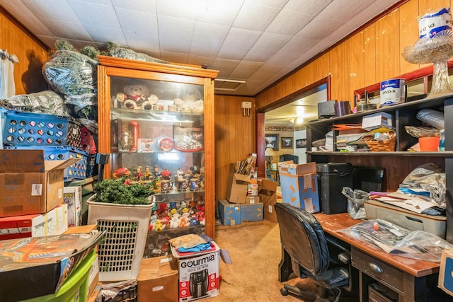 view of storage room