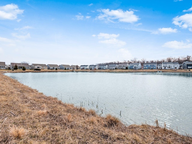 water view with a residential view