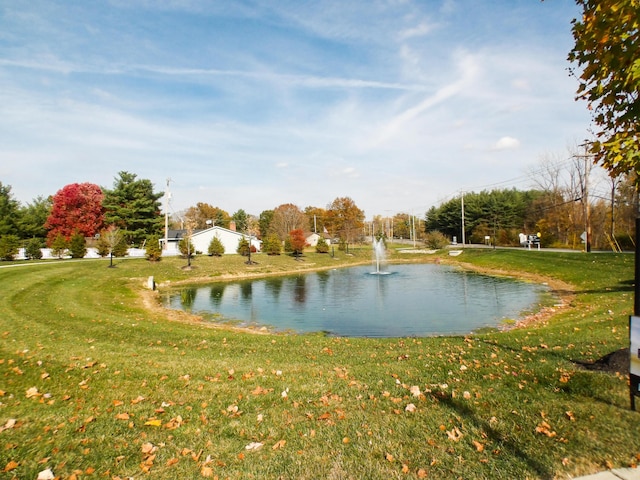 property view of water