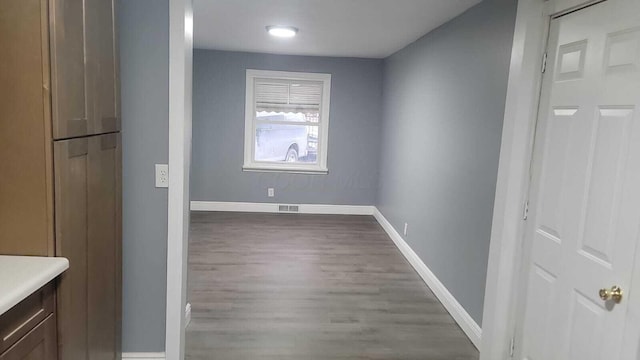 interior space featuring hardwood / wood-style flooring