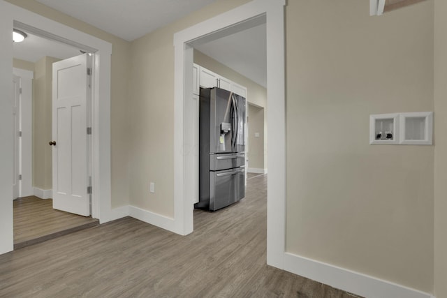 interior space featuring light hardwood / wood-style flooring