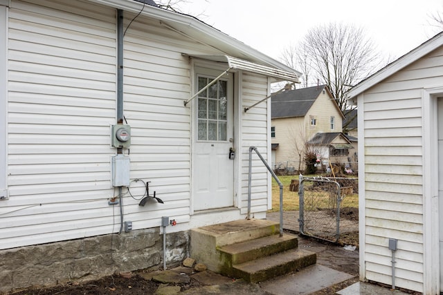 view of entrance to property