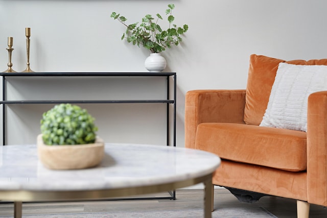 living area featuring hardwood / wood-style floors