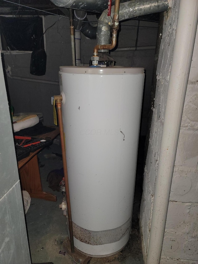 utilities with gas water heater