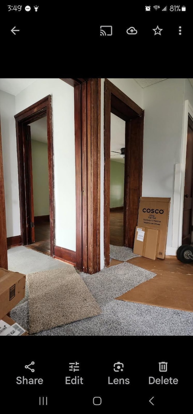 view of corridor