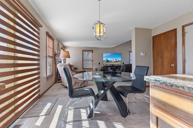 view of dining room