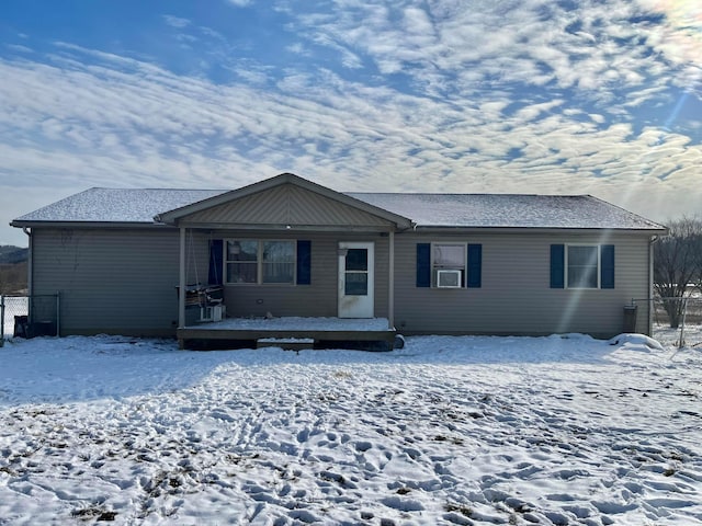 view of ranch-style house