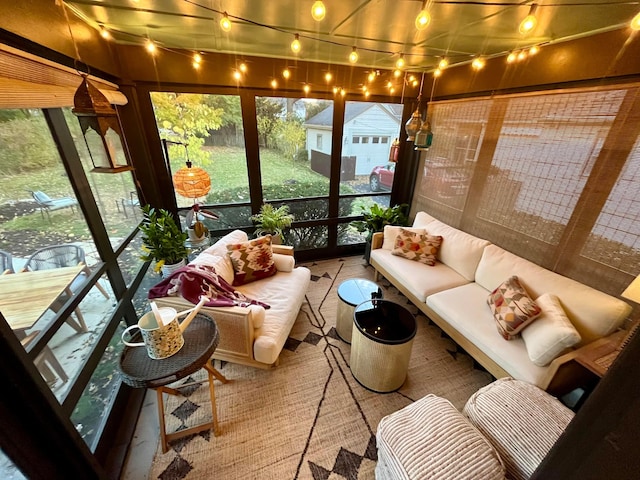 sunroom with a wealth of natural light