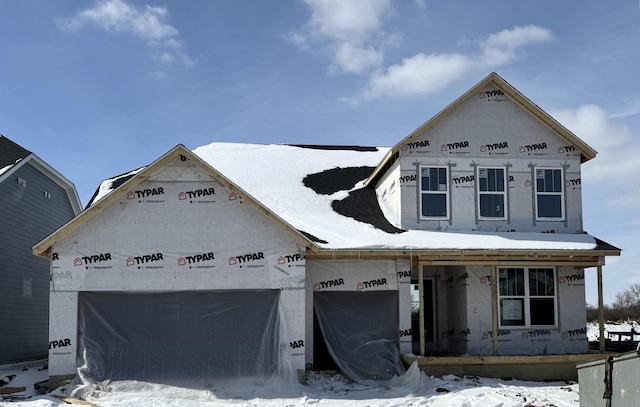 view of property under construction