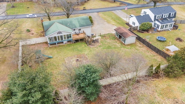 drone / aerial view