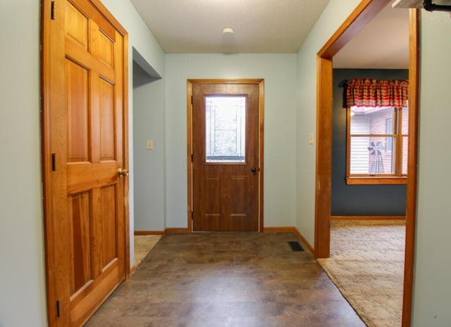 entryway with plenty of natural light