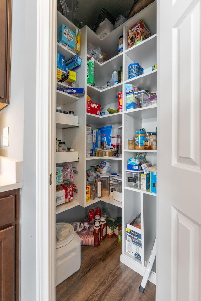 view of pantry