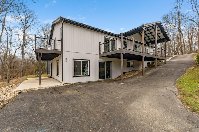 view of rear view of property