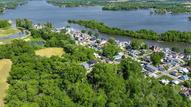 109 Beacon Light Ln, Buckeye Lake, OH 43008 - aerial view of property and surrounding area with a nearby body of water and nearby suburban area