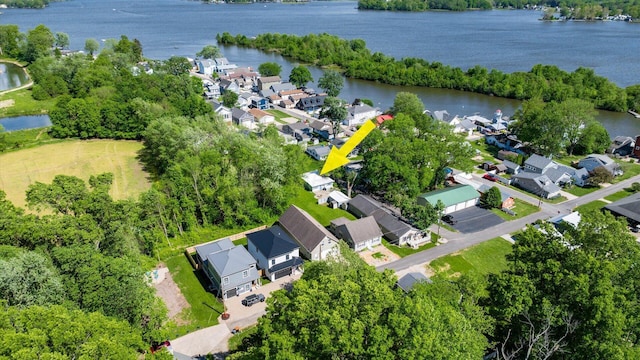 109 Beacon Light Ln, Buckeye Lake, OH 43008 - aerial view of property's location featuring a nearby body of water and nearby suburban area