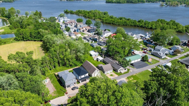 109 Beacon Light Ln, Buckeye Lake, OH 43008 - aerial view of property's location featuring a large body of water and nearby suburban area
