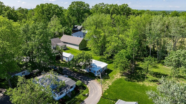109 Beacon Light Ln, Buckeye Lake, OH 43008 - drone / aerial view of a heavily wooded area