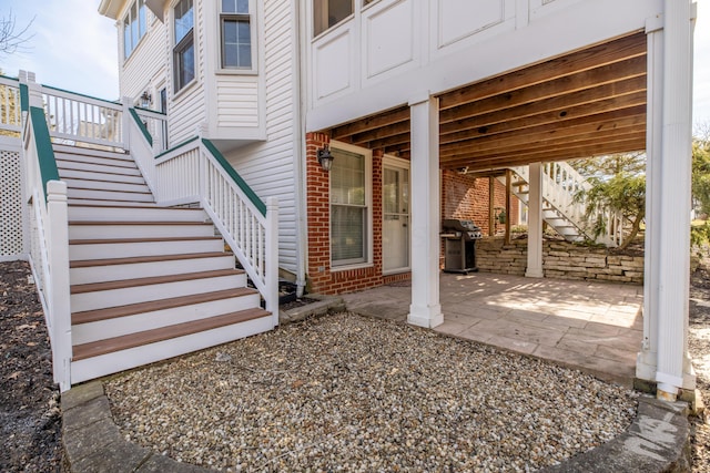 view of patio / terrace featuring area for grilling