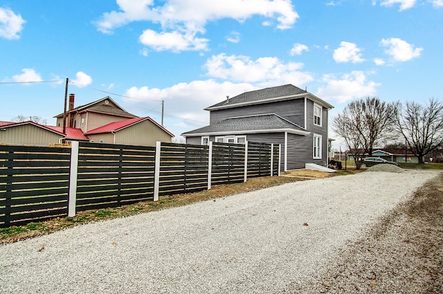 view of property exterior