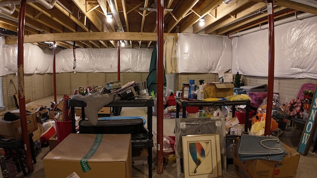 4021 County Road 124, Cardington, OH 43315 - view of unfinished basement