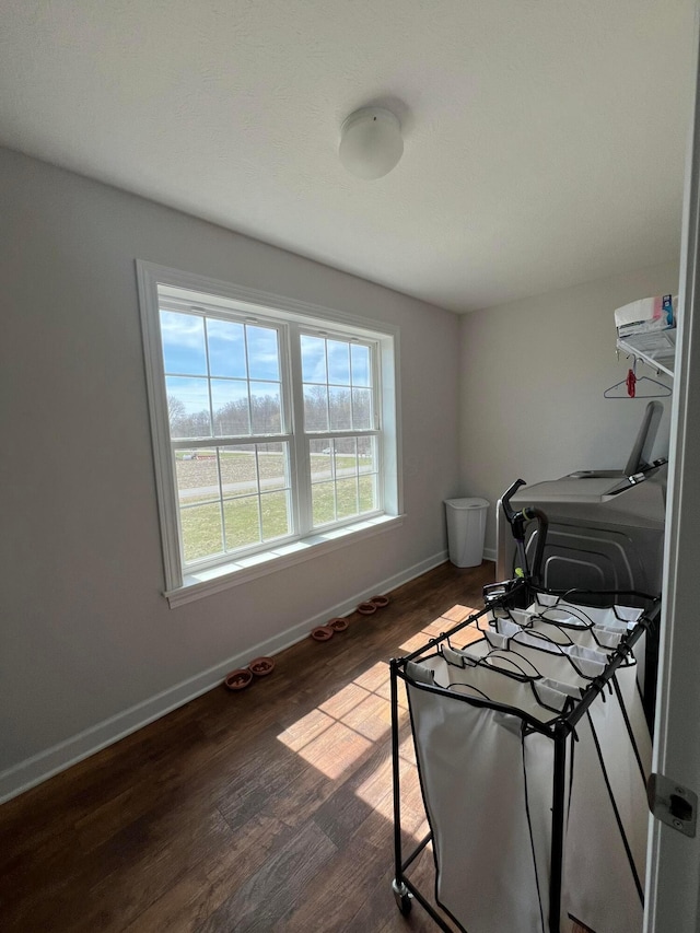 4021 County Road 124, Cardington, OH 43315 - interior space featuring baseboards and wood finished floors