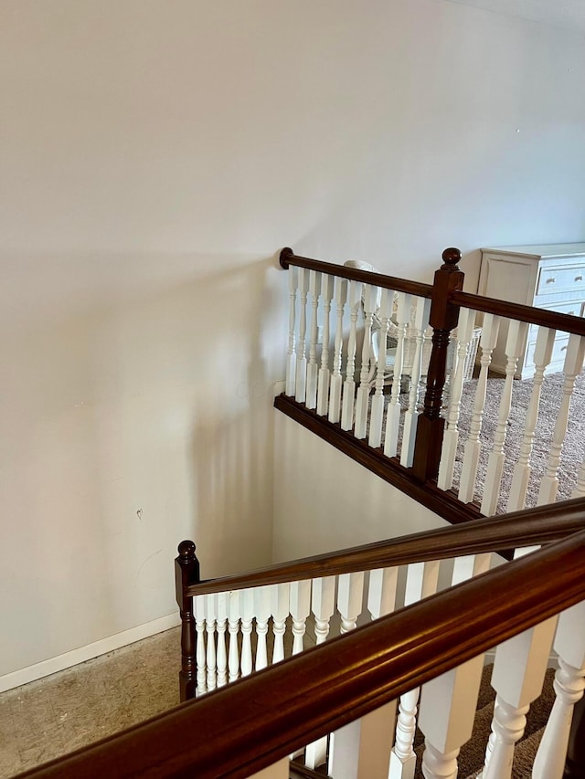 4021 County Road 124, Cardington, OH 43315 - stairway featuring baseboards