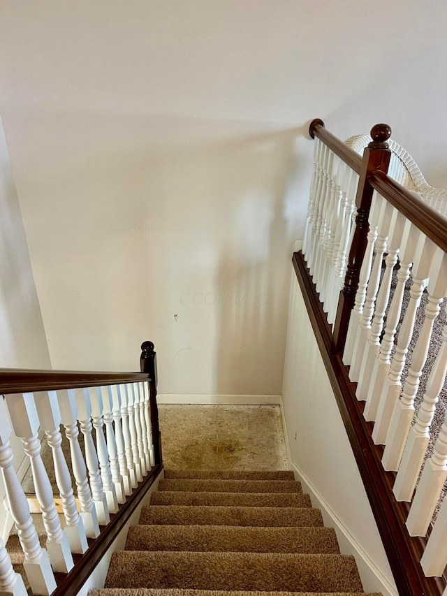 4021 County Road 124, Cardington, OH 43315 - stairway with baseboards