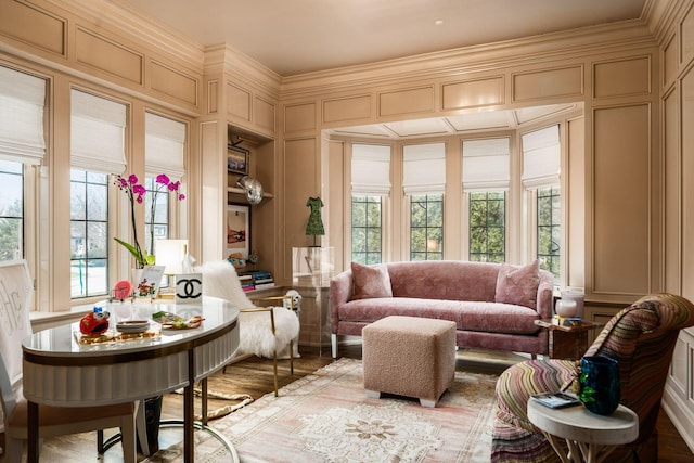 sunroom / solarium featuring plenty of natural light