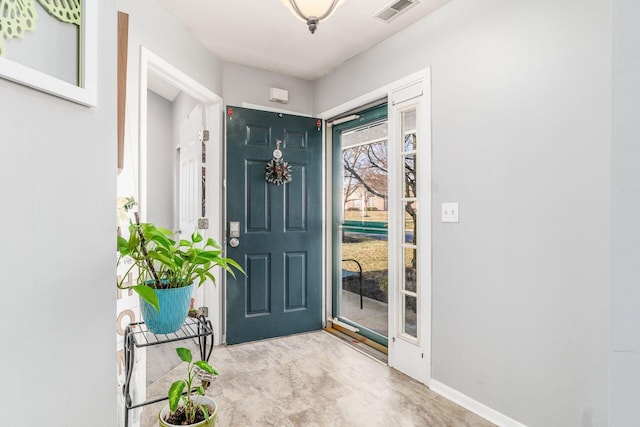 view of entrance foyer