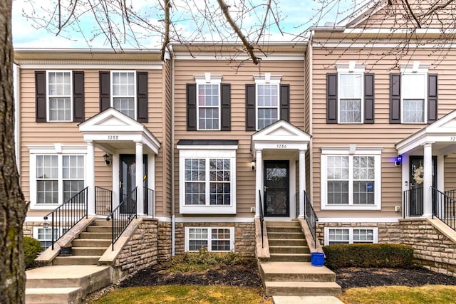 view of townhome / multi-family property