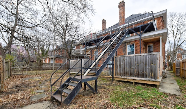 view of rear view of house