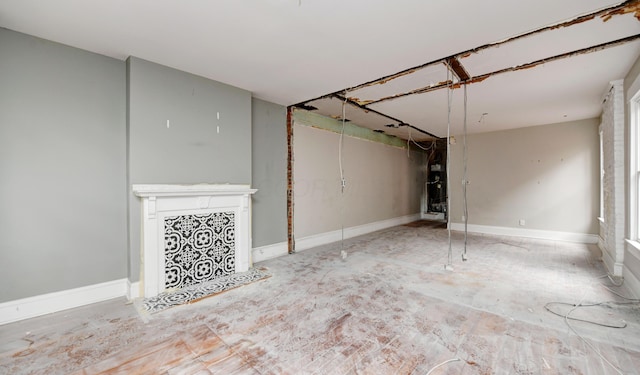 view of unfurnished living room