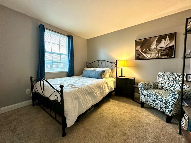 bedroom featuring carpet flooring