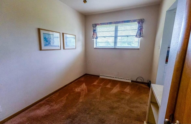 empty room with carpet flooring